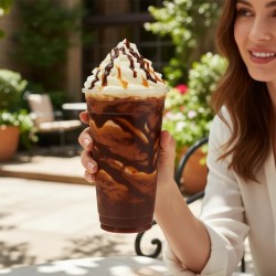 Vaso Frappé 600 cc (20 oz) Traslúcido- x 100 unidades