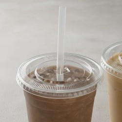 Tapa Plana Cruz p/ Vaso Frappé 16 oz (98 mm) Pack x 125 unidades