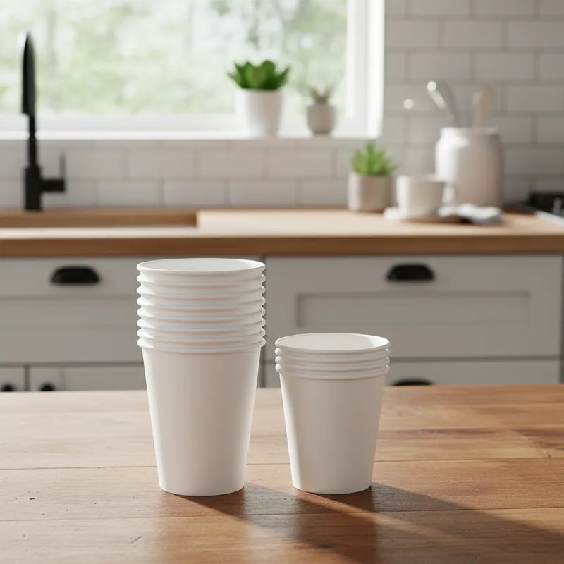 Vaso polipapel blanco 6 oz (x 100 unidades)