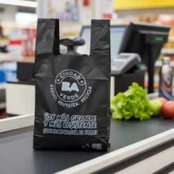 Camisetas A/D *CIUDAD* 45 x 55 NEGRA (x 100 unidades)