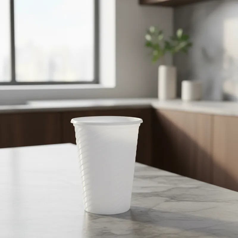 Vaso Plástico Blanco 220 cc- x 100 unidades