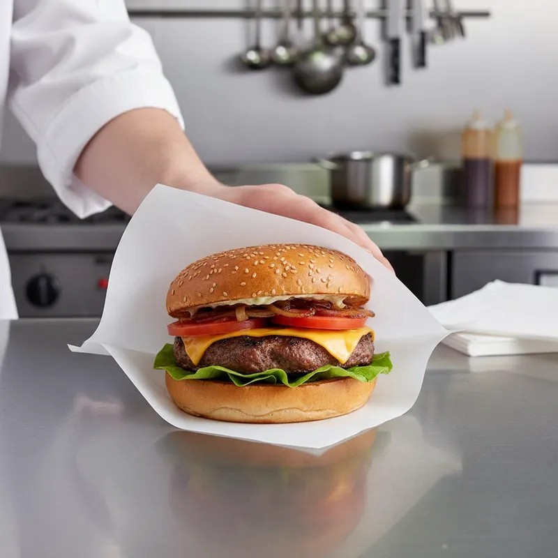 Papel Parafinado para Hamburguesas 28 x 36 cm (x 1000 un / 4 kgs)