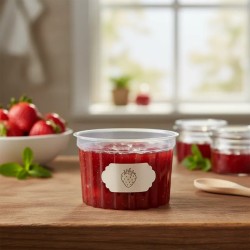 Pote Plástico Facetado 230 cc Plastivas (x 100 unidades)