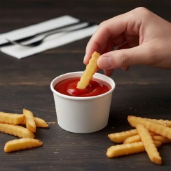 Pote Polipapel blanco 120 ml (x 100 unidades)