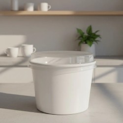 Tapa Plástica Pote Polipapel 750 / 1000 ml (x 100 unidades)