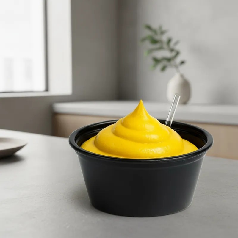 Pote Plástico NEGRO 80 cc (x 100 unidades)