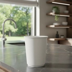 Vaso Polipapel 8 oz Doble Pared Blanco (x 100 unidades)