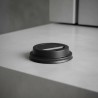 Tapa Domo Negra Vaso Polipapel 8 oz (x 100 unidades)