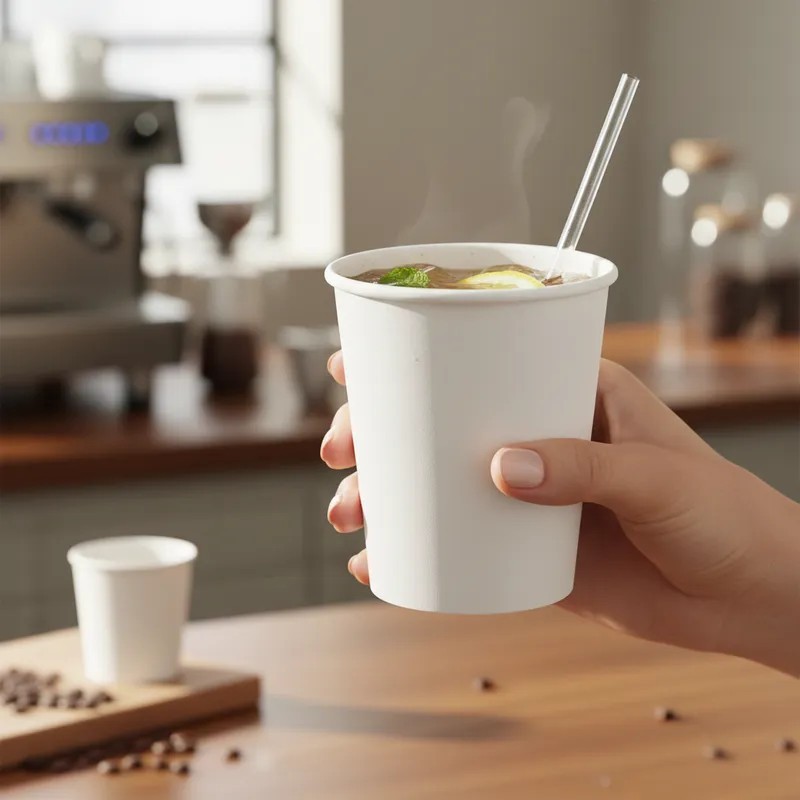 Vaso Polipapel Blanco 14 oz Beb Caliente (x 100 unid)