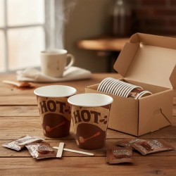 Vaso Polipapel 4 oz Impresión HOT (x 100 unidades)