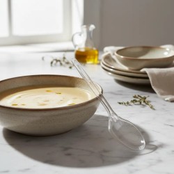 Cucharas de postre cristal (x 100 unidades)