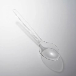 Cucharas Plásticas SUNDAE Cristal (caja x 1000 unidades)