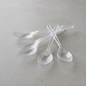 Cucharas Plásticas SUNDAE Cristal (caja x 1000 unidades)