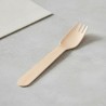 Tenedores de Madera Descartables 14 cm (x 100 unidades)