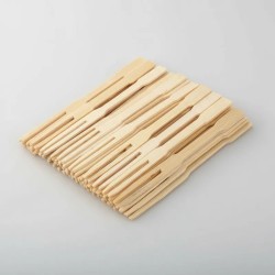 Tenedores de Madera de Copetín (x 100 unidades)