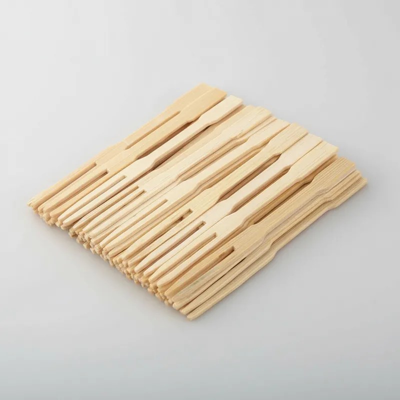 Tenedores de Madera de Copetín (x 100 unidades)