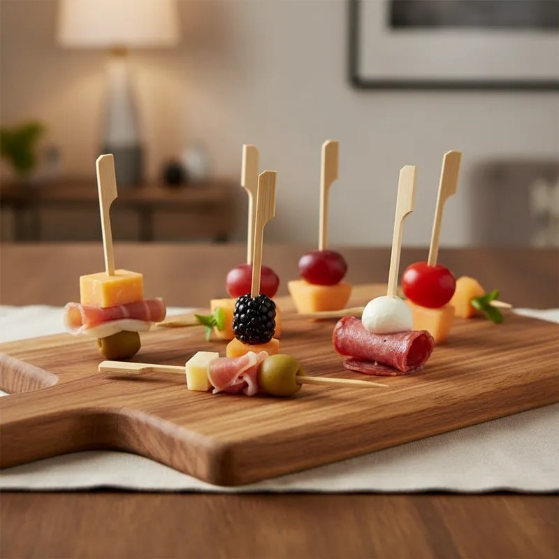 Pinchos Copetín de Madera 9 cm (x 100 unidades)