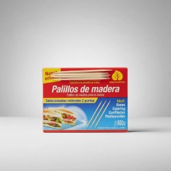 Escarbadientes / Palillos de Madera a granel (caja x 800 unid)