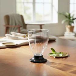 Copa de Vino DANUBIO Pie Negro 220 cc (x 50 unidades)