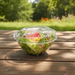 Ensaladera con Tapa con Precinto de Seguridad (x 100 unidades)