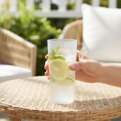 Vaso trago largo PP Traslúcido 280 cc (x 50 unidades)