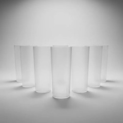 Vaso trago largo PP Traslúcido 280 cc (x 50 unidades)