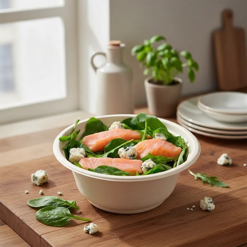 Bowl BIO CAÑAPACK Bagazo de Caña 850 cc (pack x 50 unid)