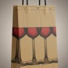 Bolsa para Botella *COPAS* 14 x 8 x 40 cm con manija