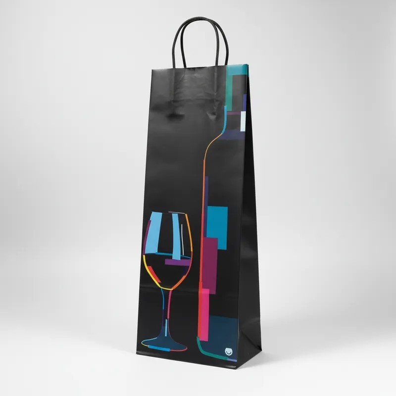 Bolsa para Botella *COLORVINO* 14 x 8 x 40 cm con manija