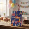 Bolsa "FELIZ CUMPLE" 14 x 8 x 20 cm c/ manijas