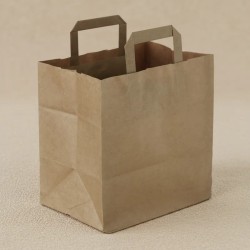 Bolsa Kraft Marrón 36 x 15 x 48 cm con manija (Mod Acuario)