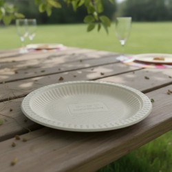 Plato BIO Fécula de Maíz Grande (23 cm) x 50 unidades