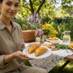 Plato BIO Fécula de Maíz Chico (15 cm) x 50 unidades