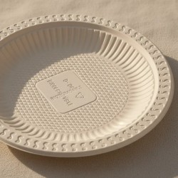 Plato BIO Fécula de Maíz Chico (15 cm) pack x 12 unidades