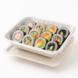 Bandeja 102 BIO Fécula de Maíz (12 x 17,5 x 4 cm) x 75 unidades