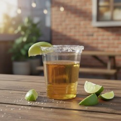 Vaso Tequila Plástico Cristal 25 cc (x 100 unidades)