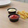 Pote Aderezos 25 cc NEGRO (pack x 100 unidades)