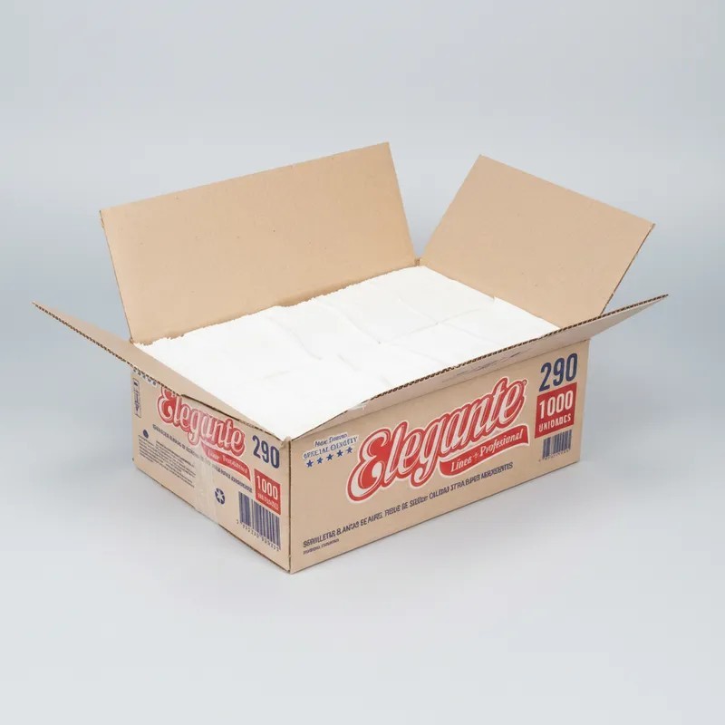 Servilletas 33 x 32 Blanco Elegante (caja x 1000)
