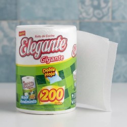 Rollo de Cocina Elegante DH Blanco (x 200 paños)