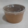 Ensaladera Polipapel Kraft 20 oz (600 cc) con tapa (x 100 unidades)