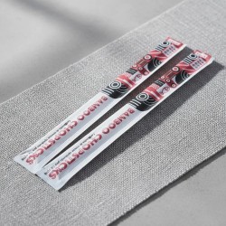 Palitos de Madera p/ Sushi 21 cm ensobrados (pack x 100 unidades)