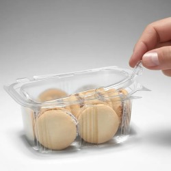 Pote PET 500 cc Cotnyl (12 x 8 x 6 cm) c/evidencia de cierre (x 100)