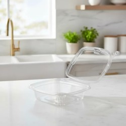 Pote PET 250 cc Cotnyl (12 x 8 x 3.5 cm) c/evidencia de cierre (x 100)