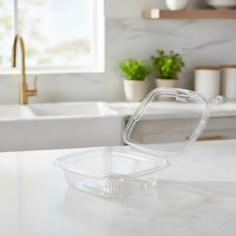 Pote PET 250 cc Cotnyl (12 x 8 x 3.5 cm) c/evidencia de cierre (x 100)