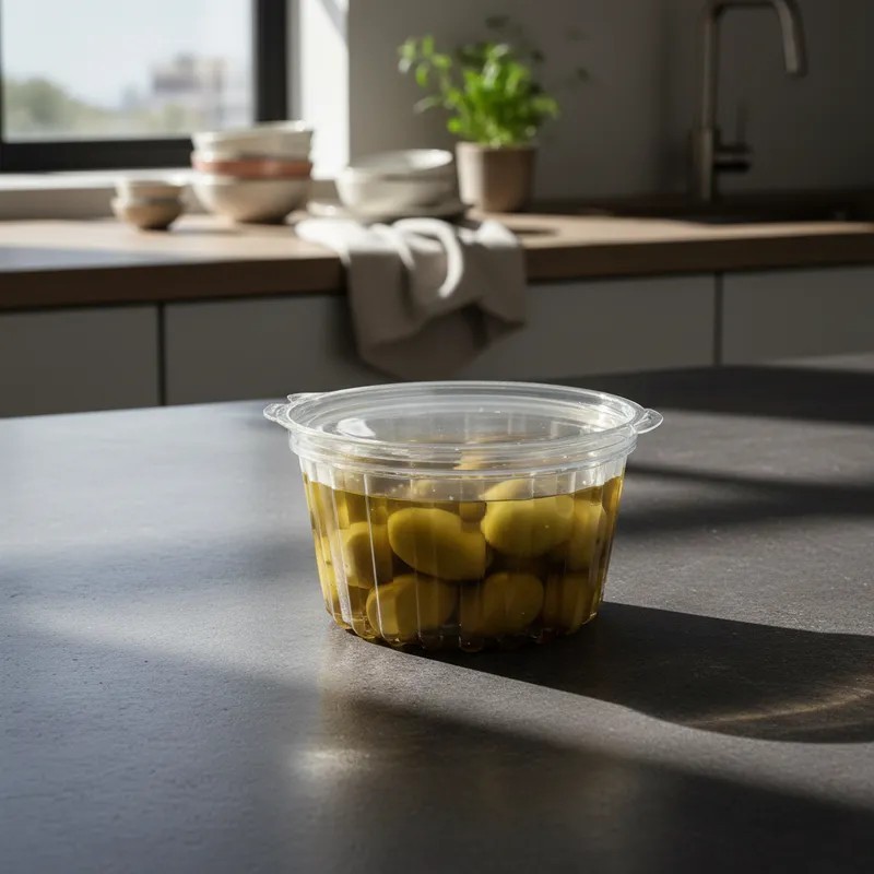 Pote Redondo con Tapa Mediano 450 cc (x 100 unidades)