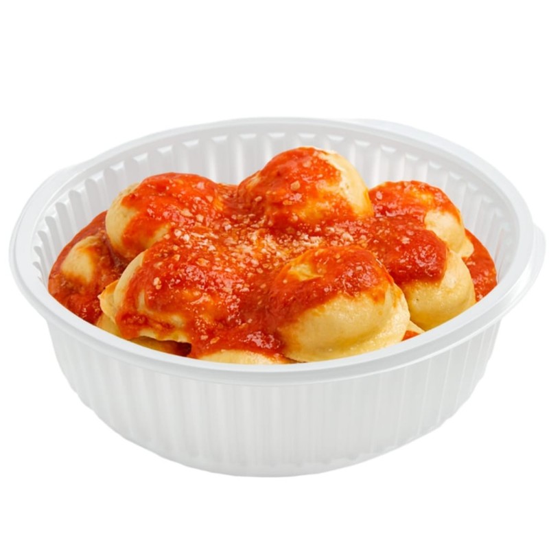 Marmita Micro Redonda Blanca 850 cc (19 cm h: 5 cm) x 100