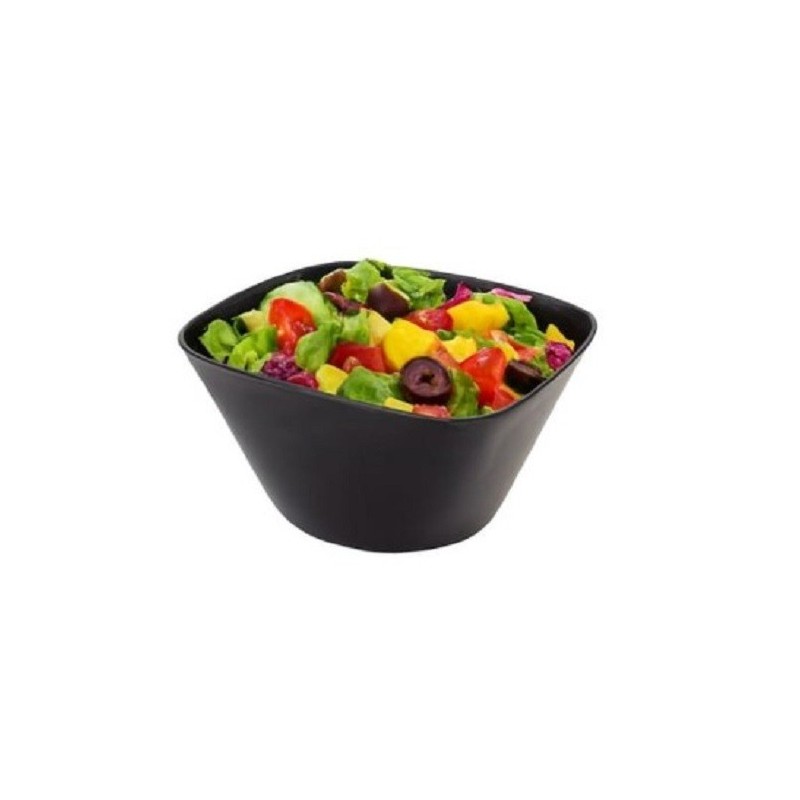 Bowl / Ensaladera PP Koval 14 x 14 cm Negro (x 10 unidades)