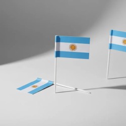 Banderitas Plásticas ARGENTINA (x 500 unidades)