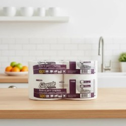 Bobina Tissue ELEGANTE D/H Troquelada (2 rollos x 600 hojas c/u)