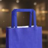 Bolsa Papel Azul 22 x 10 x 30 cm con manija (Mod Acuario)
